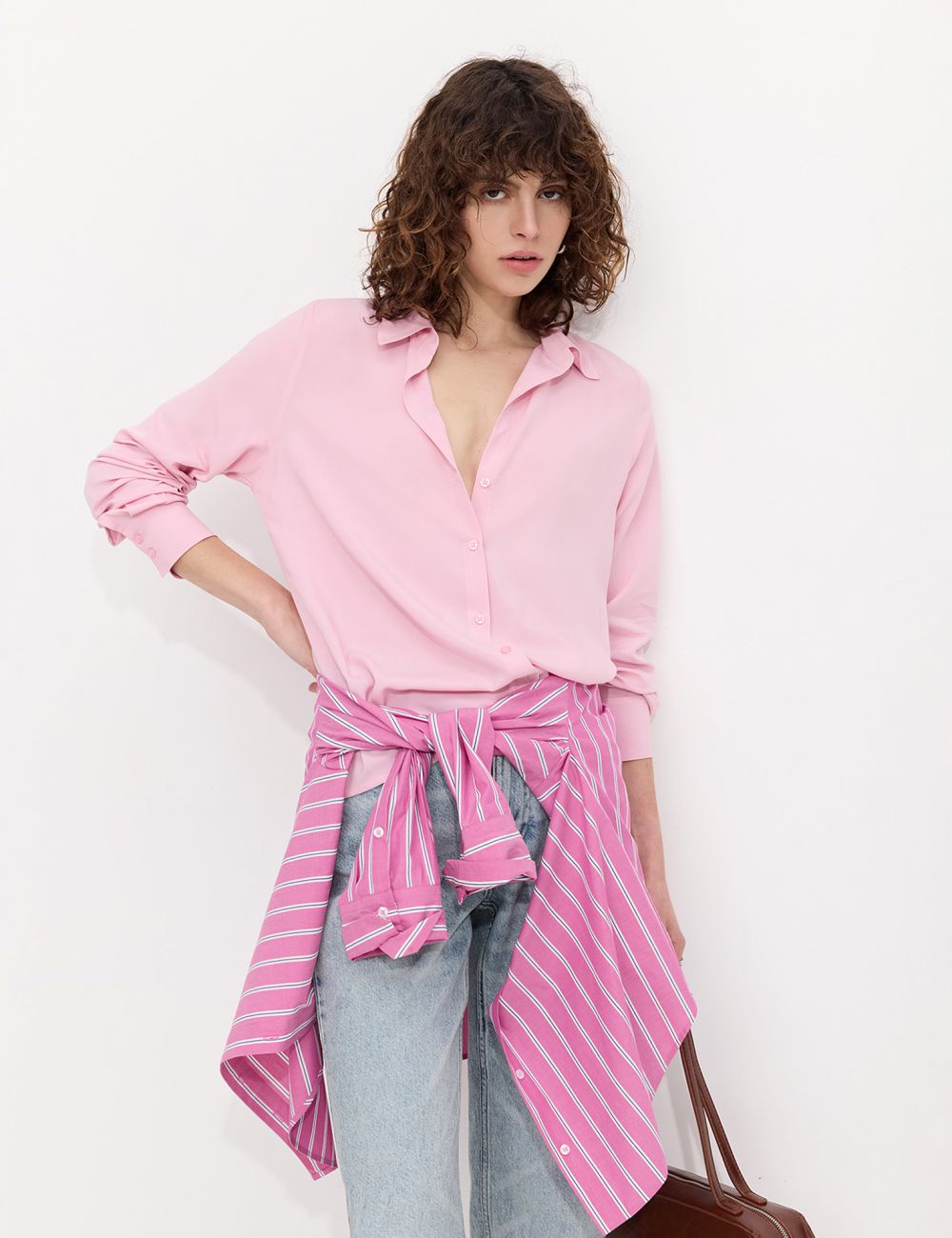 חולצה מכופתרת רכה