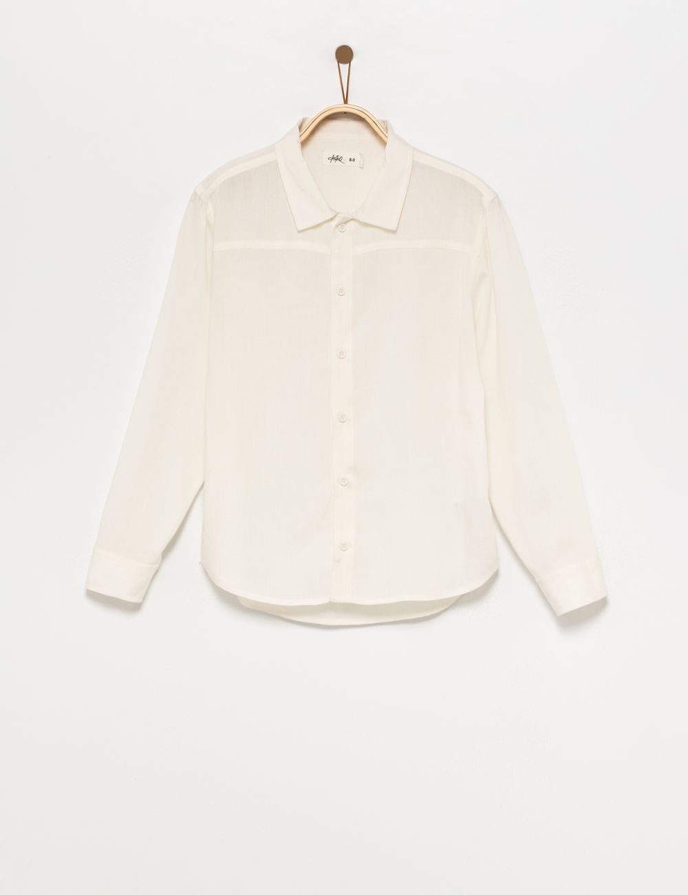 חולצה מכופתרת ארוכה