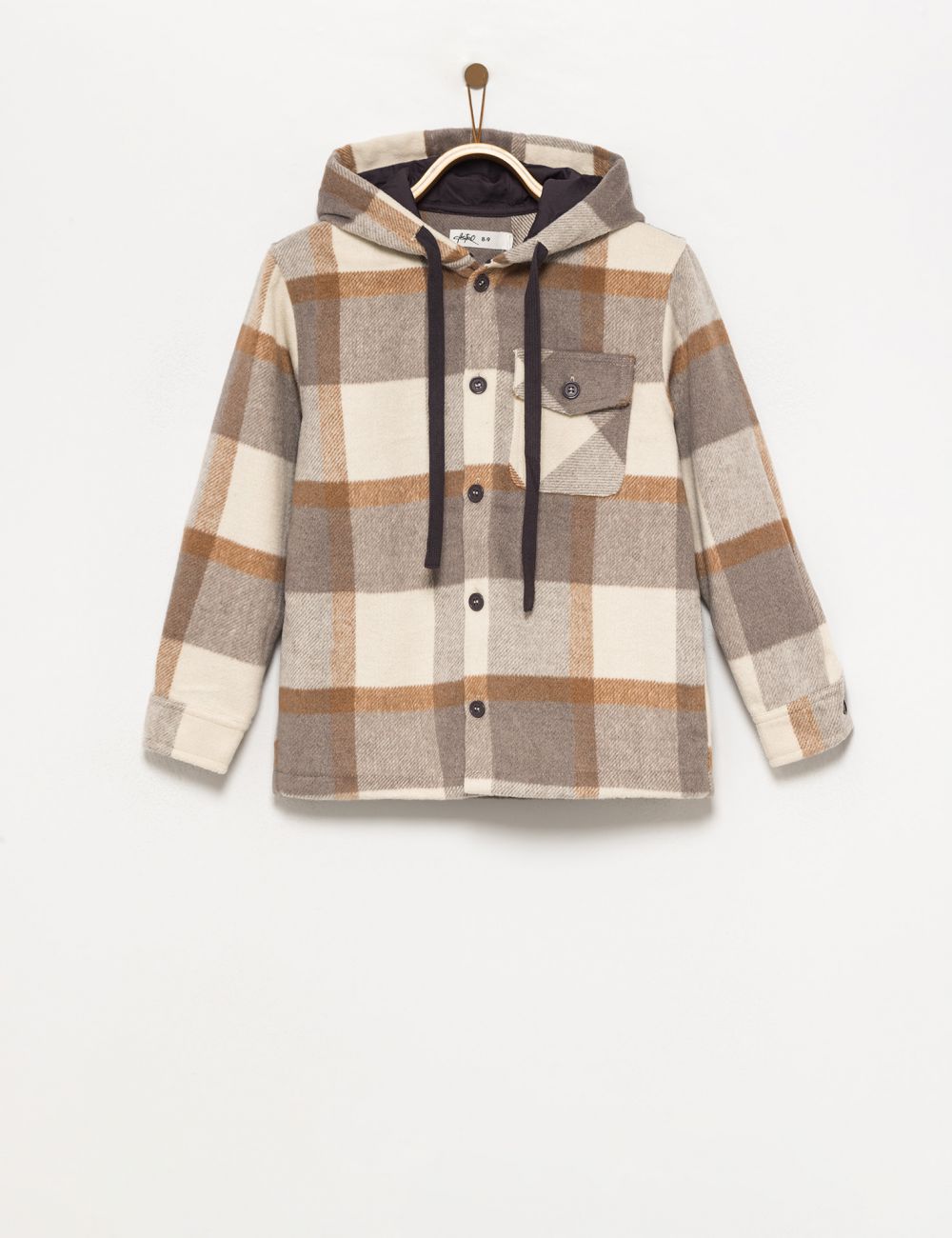 ג’קט משבצות אוברשירט