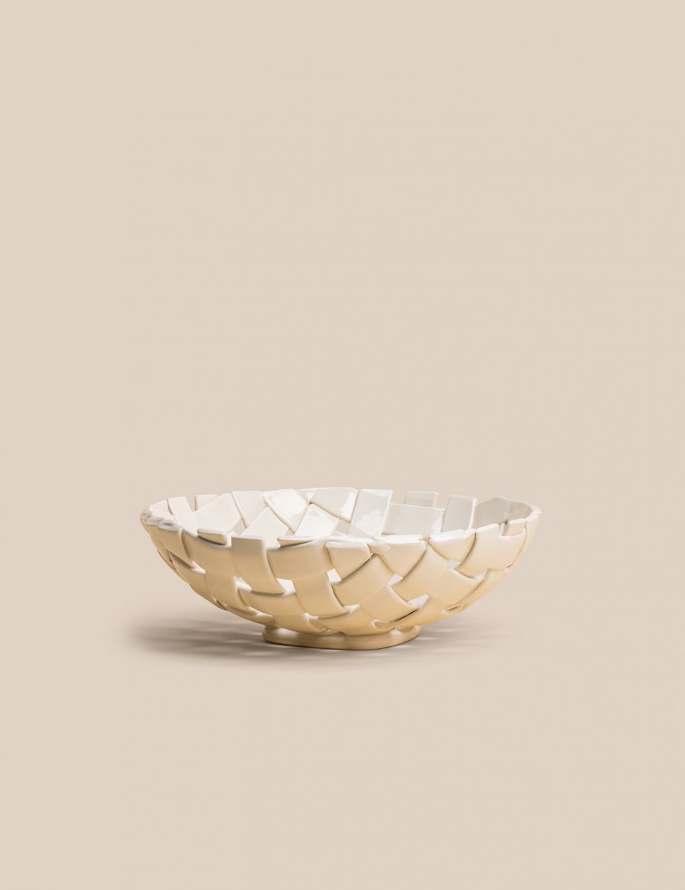 קערה דקורטיבית קלועה 32 CM