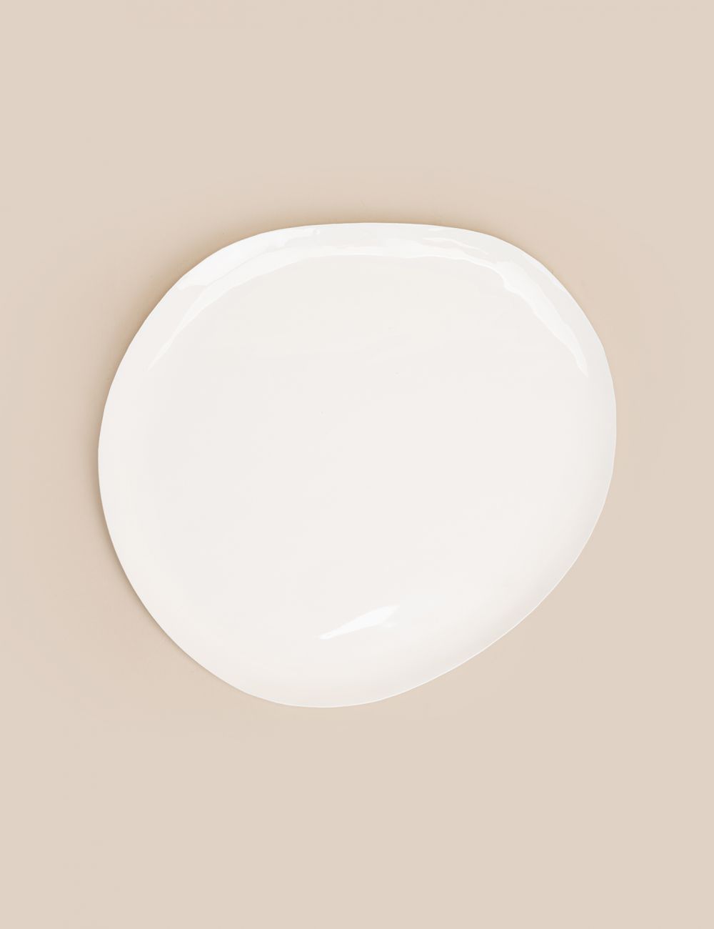 מגש דקורטיבי לבן 32.5X29.5X1.5cm