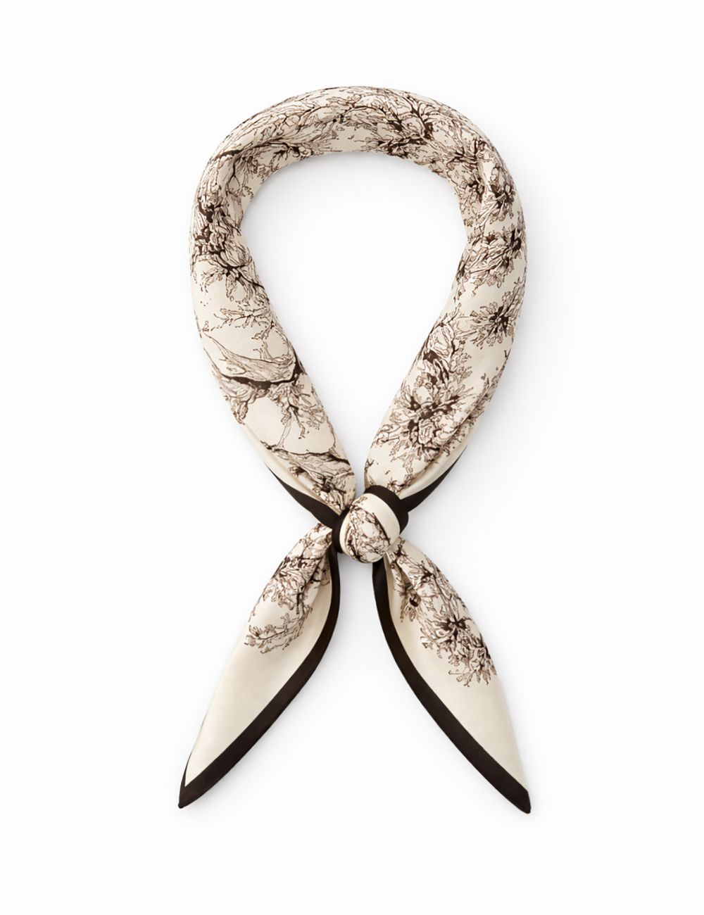 מטפחת בהדפס פרחוני