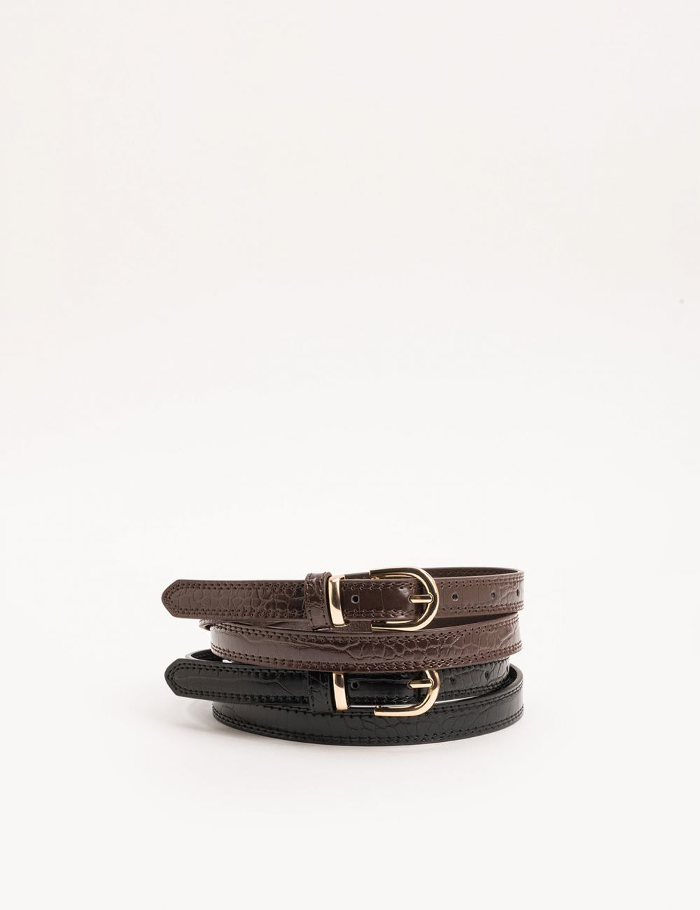 מארז חגורות קרוקו