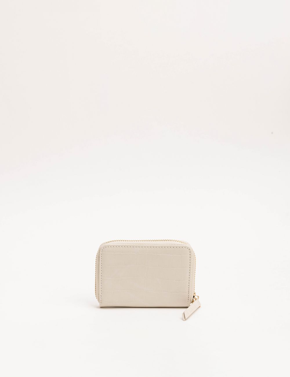 ארנק מיני קרוקו עם רוכסן