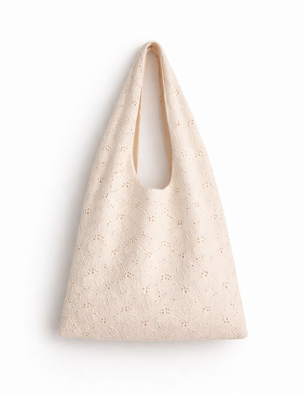 תיק עם רקמה פרחונית