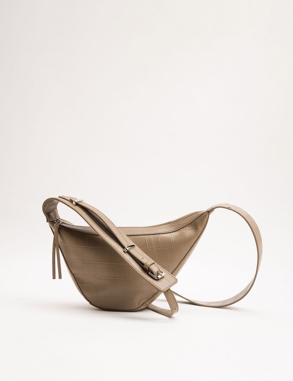 תיק צד קרוקו