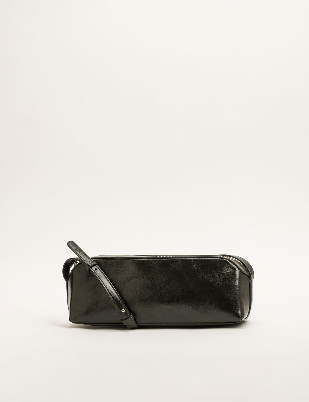 תיק צד מלבני מבריק