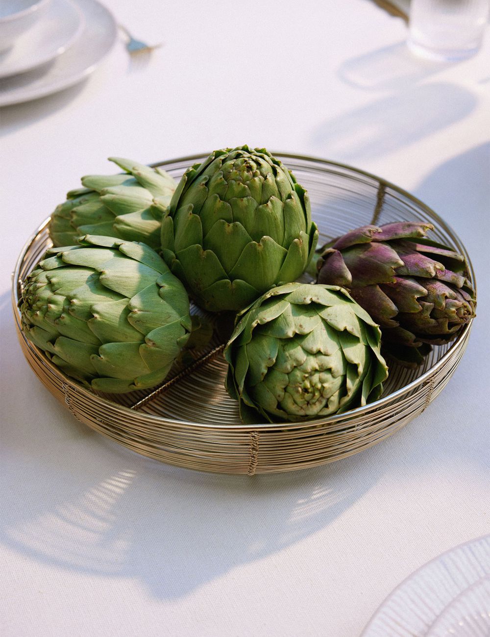 30CM סלסלת  נוי זהב