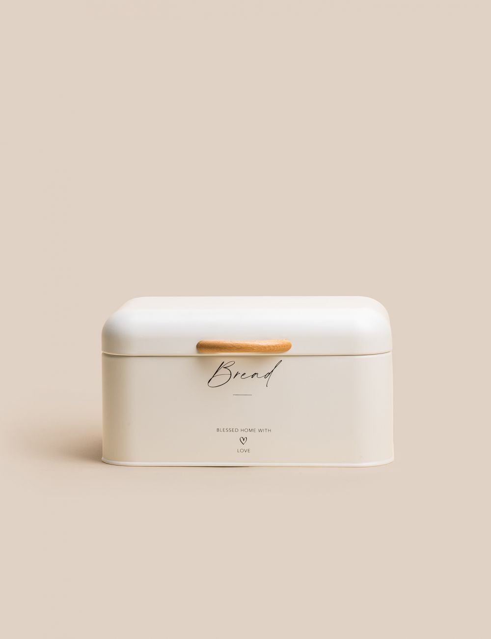 קופסת לחם בשילוב עץ 30X18X16CM
