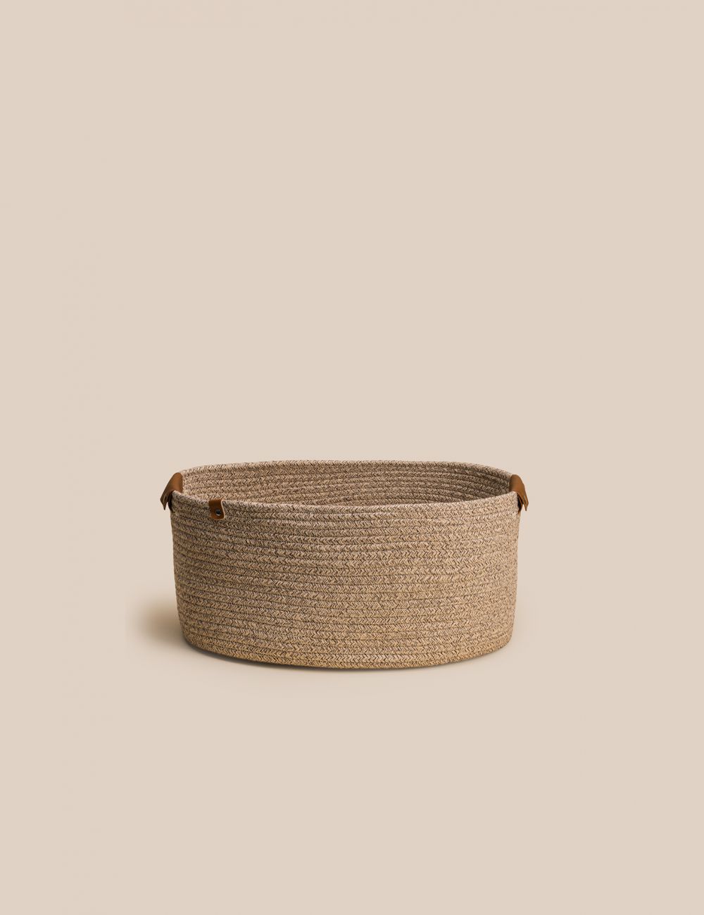 סלסלה אובלית מכותנה  37X28X15CM