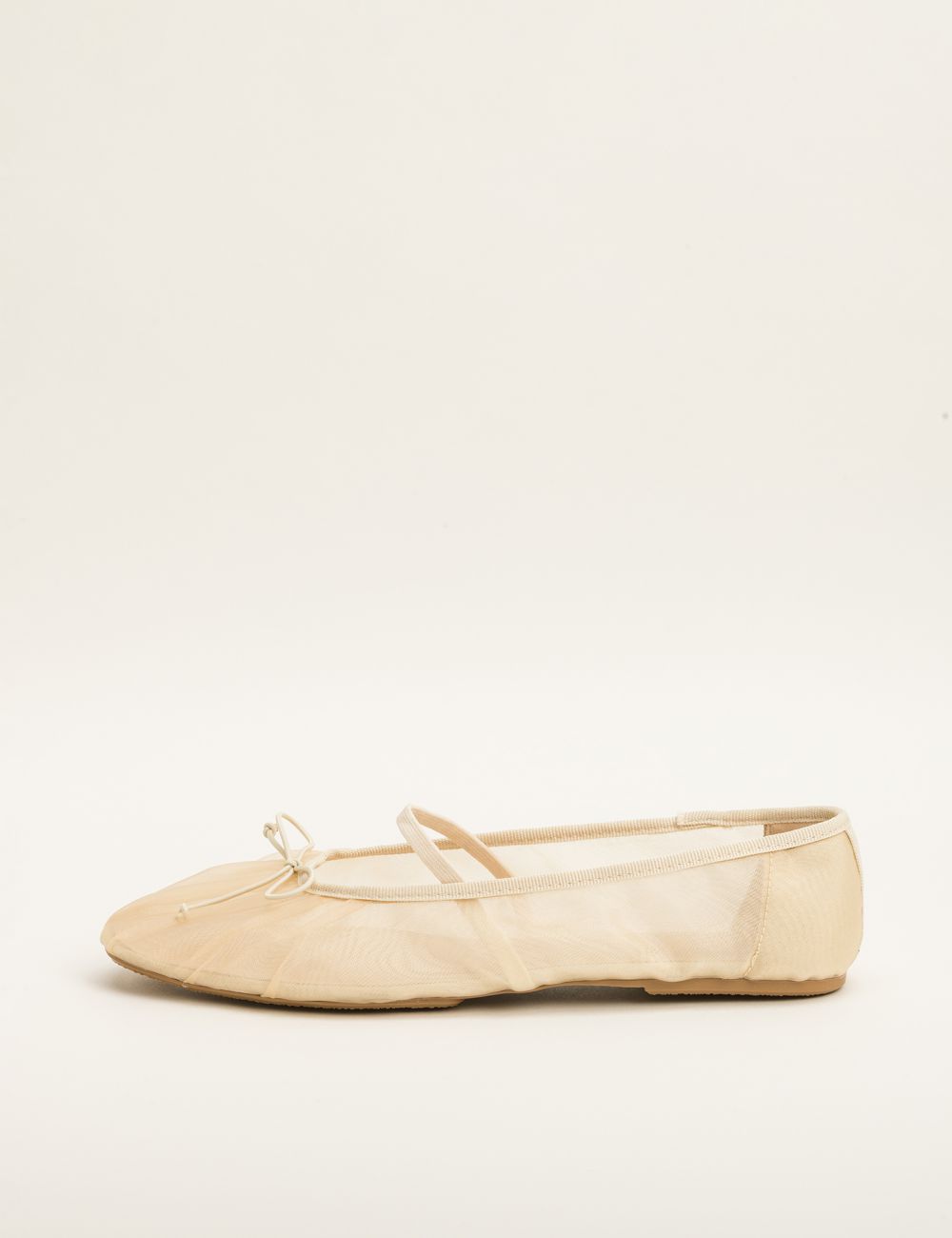 נעלי בלרינה מבד רשת