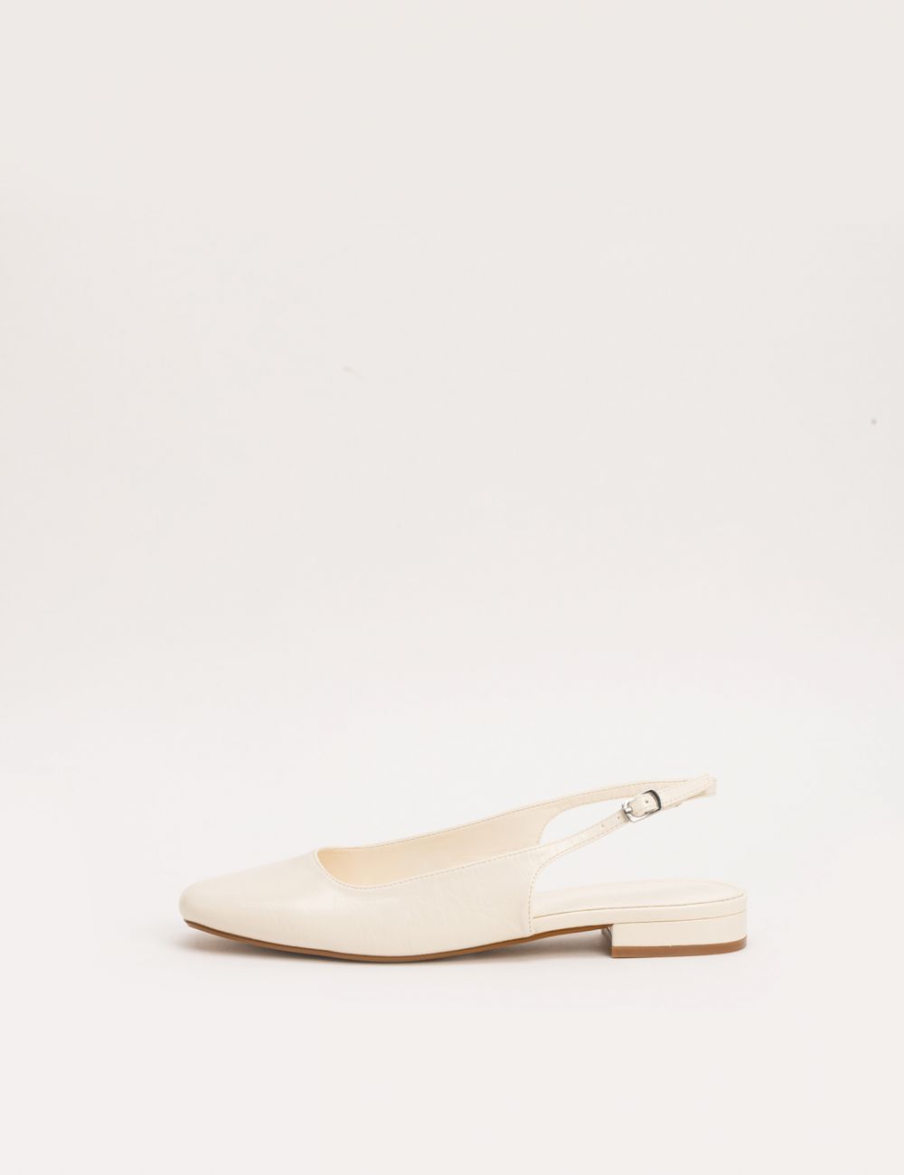 נעלי SLINGBACK שטוחות עם אבזם