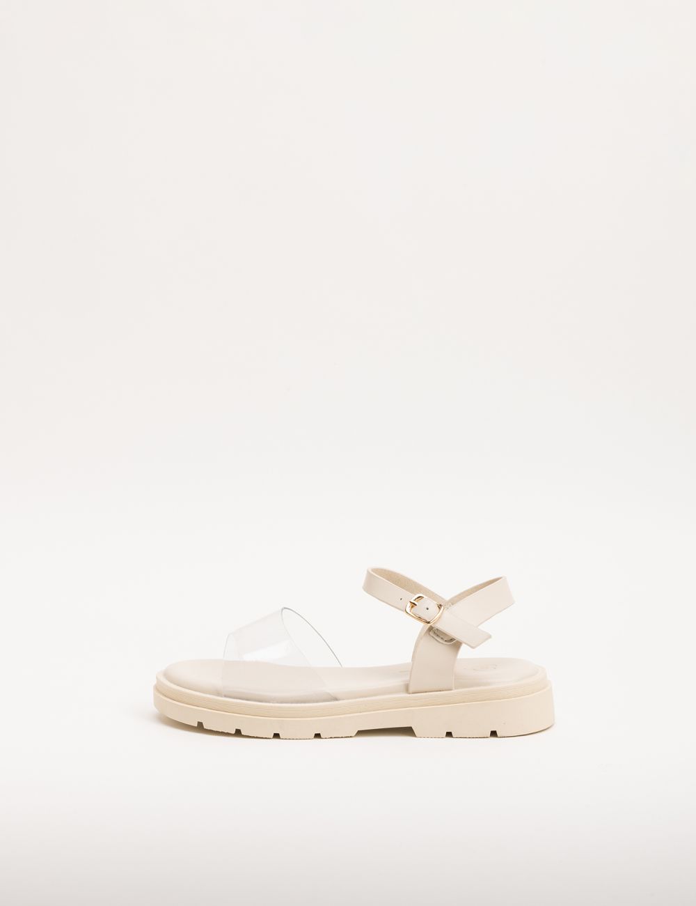 סנדלי טרקטור עם רצועות שקופות