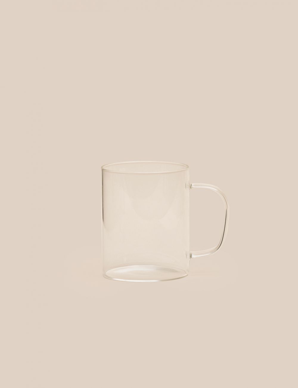 כוס שתייה חמה מזכוכית בורו (430 מ”ל)