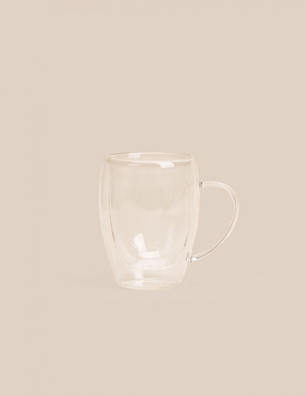 כוס זכוכית עם דופן כפולה 350 מ”ל