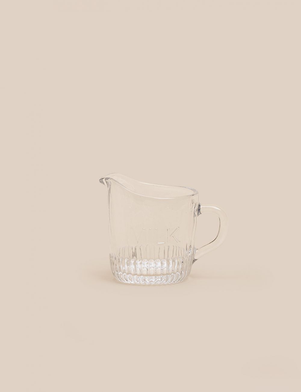 כלי להגשת חלב זכוכית