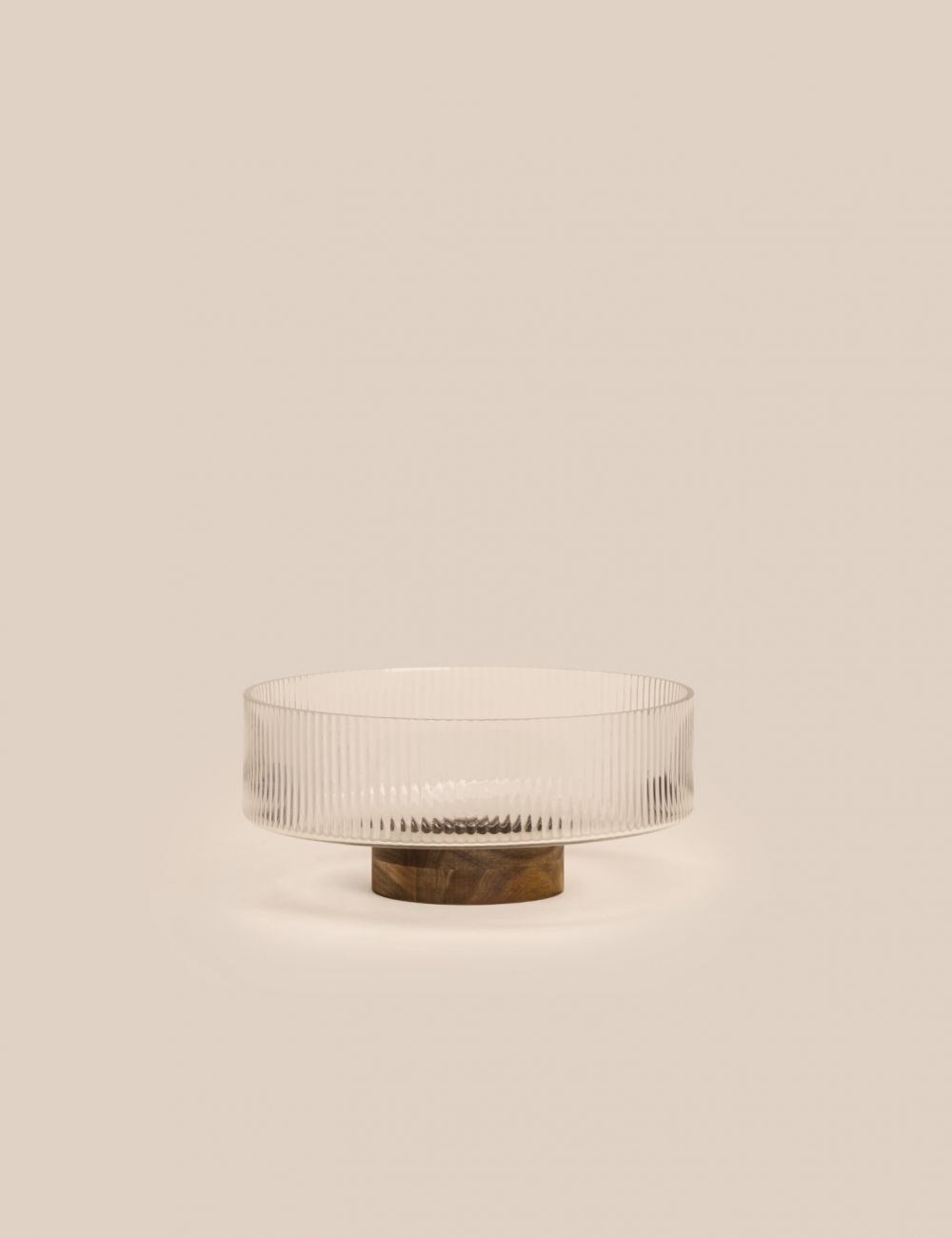 קערת הגשה זכוכית פליסה 26X11CM