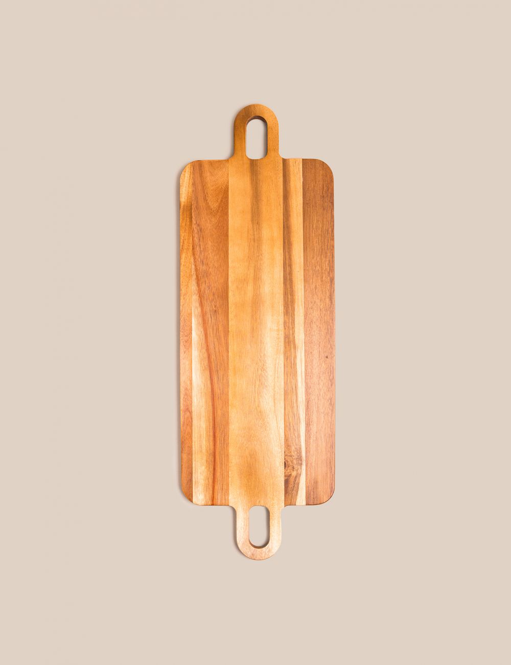 מגש עץ עם ידיות