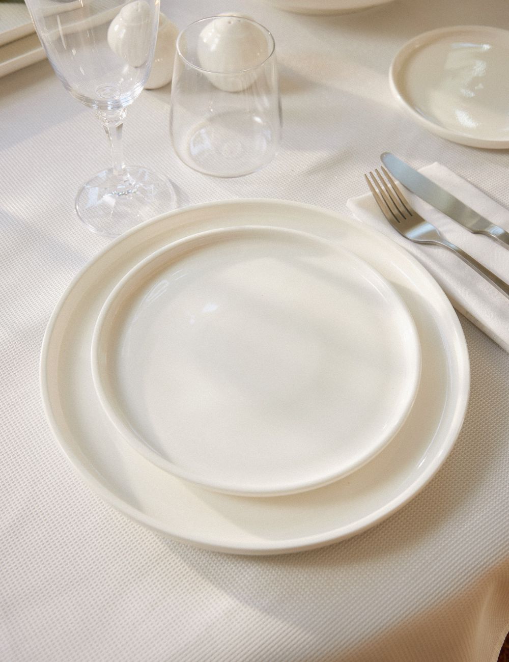 צלחת מנה ראשונה Pure White קוטר 20 ס”מ