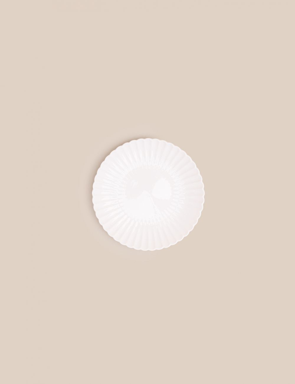 צלחת פורצלן קינוח פלורה 15.8 ס”מ