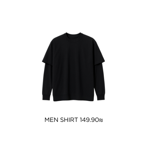 קולקציית חולצות לגברים קנו עכשיו